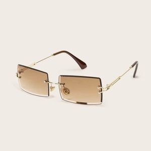 Brown square sunglasses
